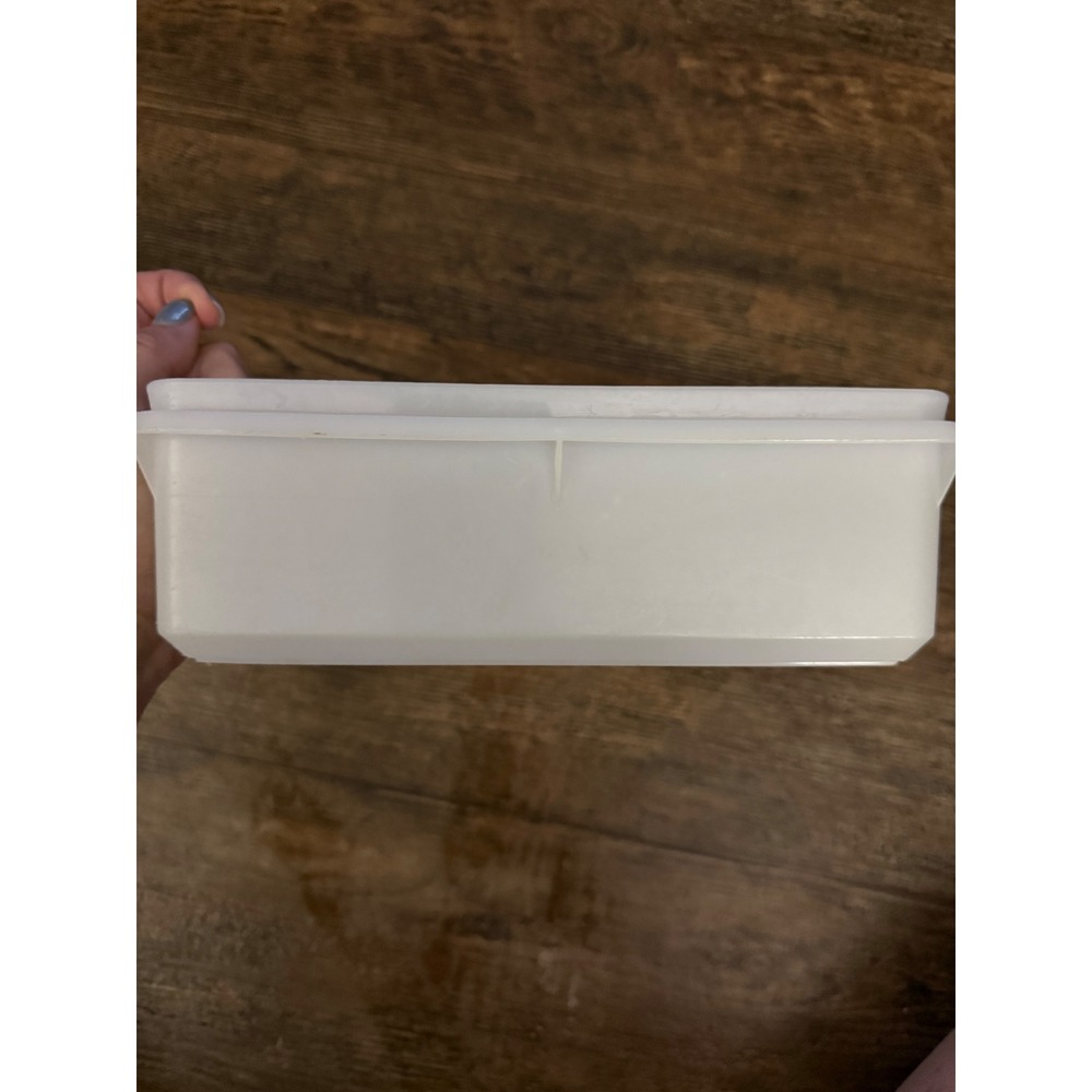 Vintage Tupperware Square Storage Container Box Modular Mates White Lid‎ - Picture 6 of 11